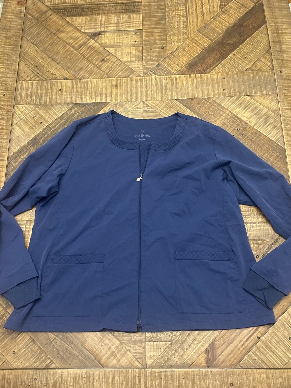 Vera Bradley Julia Full-Zip Scrub Jacket